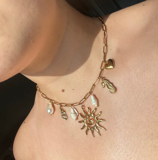 Sunnie charm necklace
